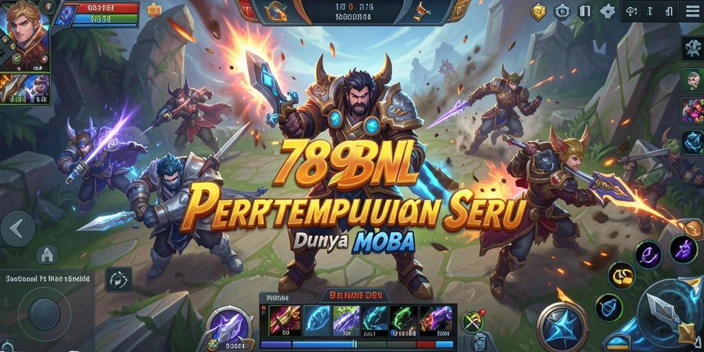 Screenshot utama 789BNL menampilkan pertempuran seru antar tim.