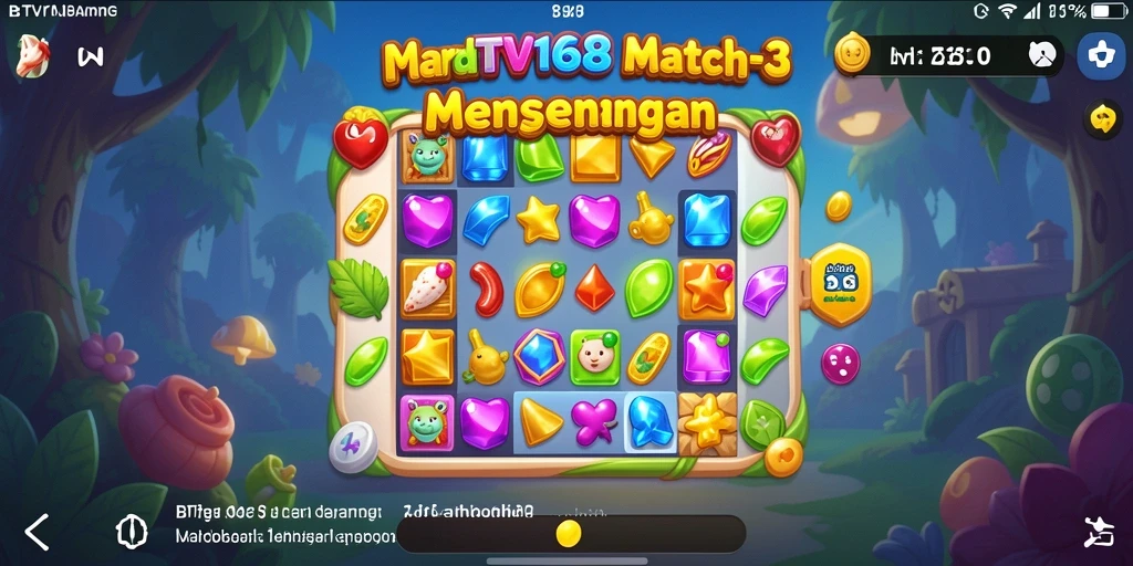 Tampilan gameplay seru BTV168 yang penuh warna.