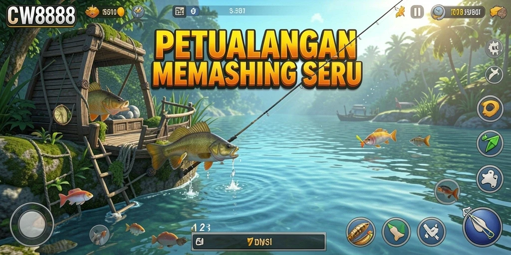 Tangkapan ikan yang fantastis dalam gameplay CW8888.