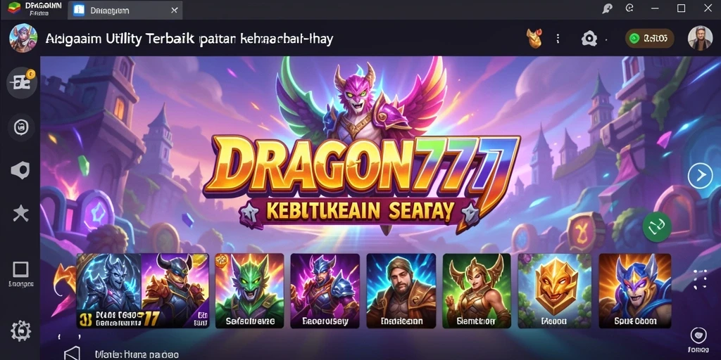 Tampilan fitur-fitur utama DRAGON777 dalam satu layar sederhana.