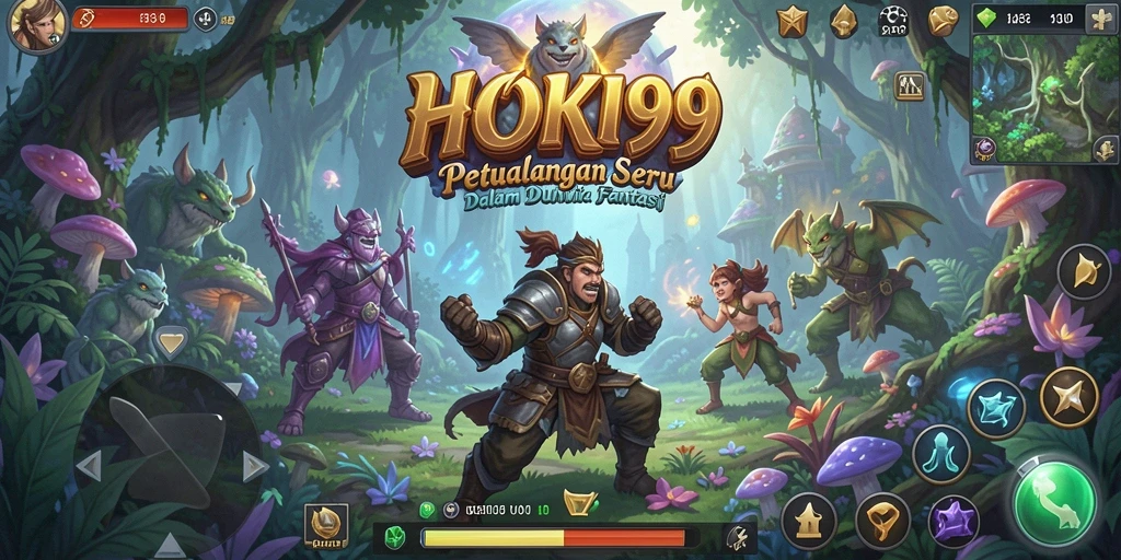 Tampilan gameplay HOKI99 yang memukau dan penuh petualangan.