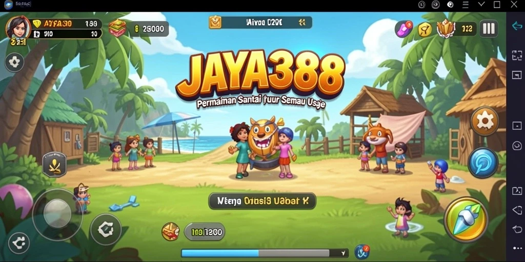 Screenshot JAYA388 menampilkan grafik cerah dan gameplay yang seru.