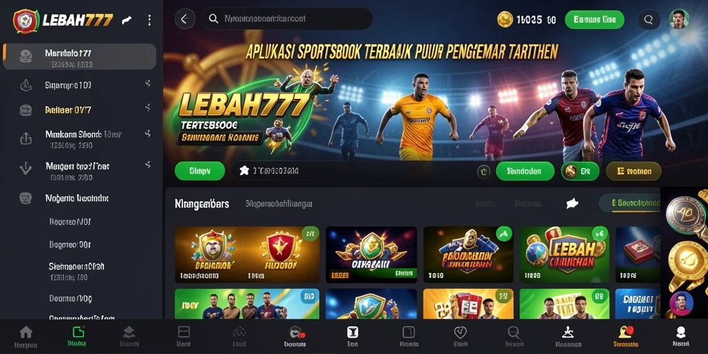Tampilan screenshot gameplay Sportsbook LEBAH777 yang menarik.