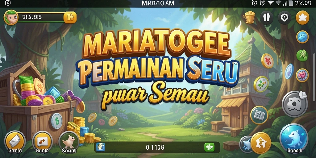 Tampilan gameplay MARIATOGEL yang menarik dan seru.
