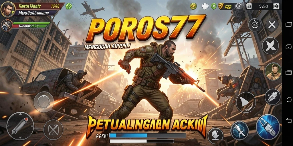 Tampilan dinamis dari pertempuran di POROS77 yang penuh aksi.