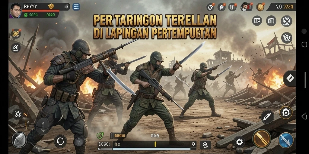 Gameplay seru dari RPYYY dengan aksi pertarungan yang mendebarkan.