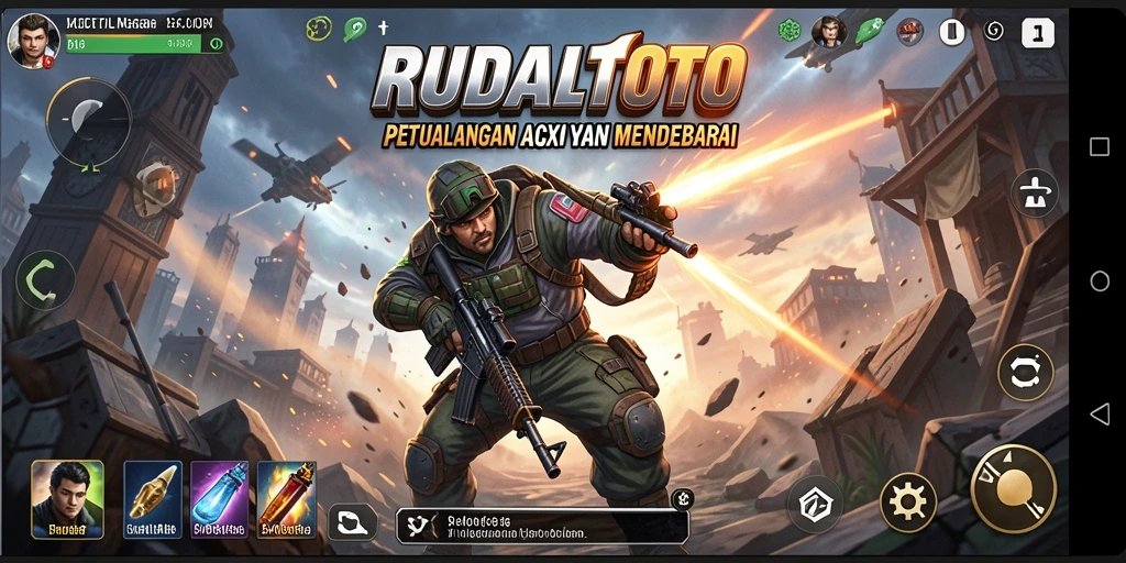 Tangkapan layar RUDALTOTO menampilkan gameplay seru dalam aksi.
