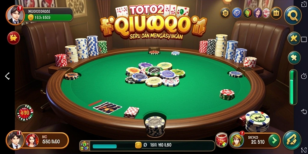 Screenshot utama TOTO20 dengan gameplay QiuQiu yang seru.