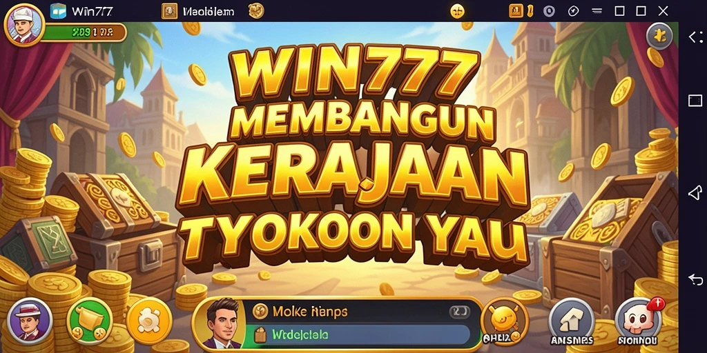 Screenshot utama WIN777 menampilkan gameplay menarik dalam membangun bisnis Tycoon.